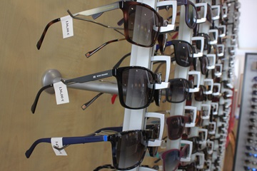 Glasses labelled